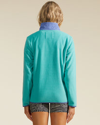 Billabong Ladies A Division Boundary Lite Half Zip Mock Neck